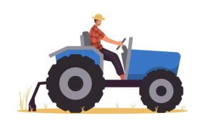 Tractor Pequeño para Huertos